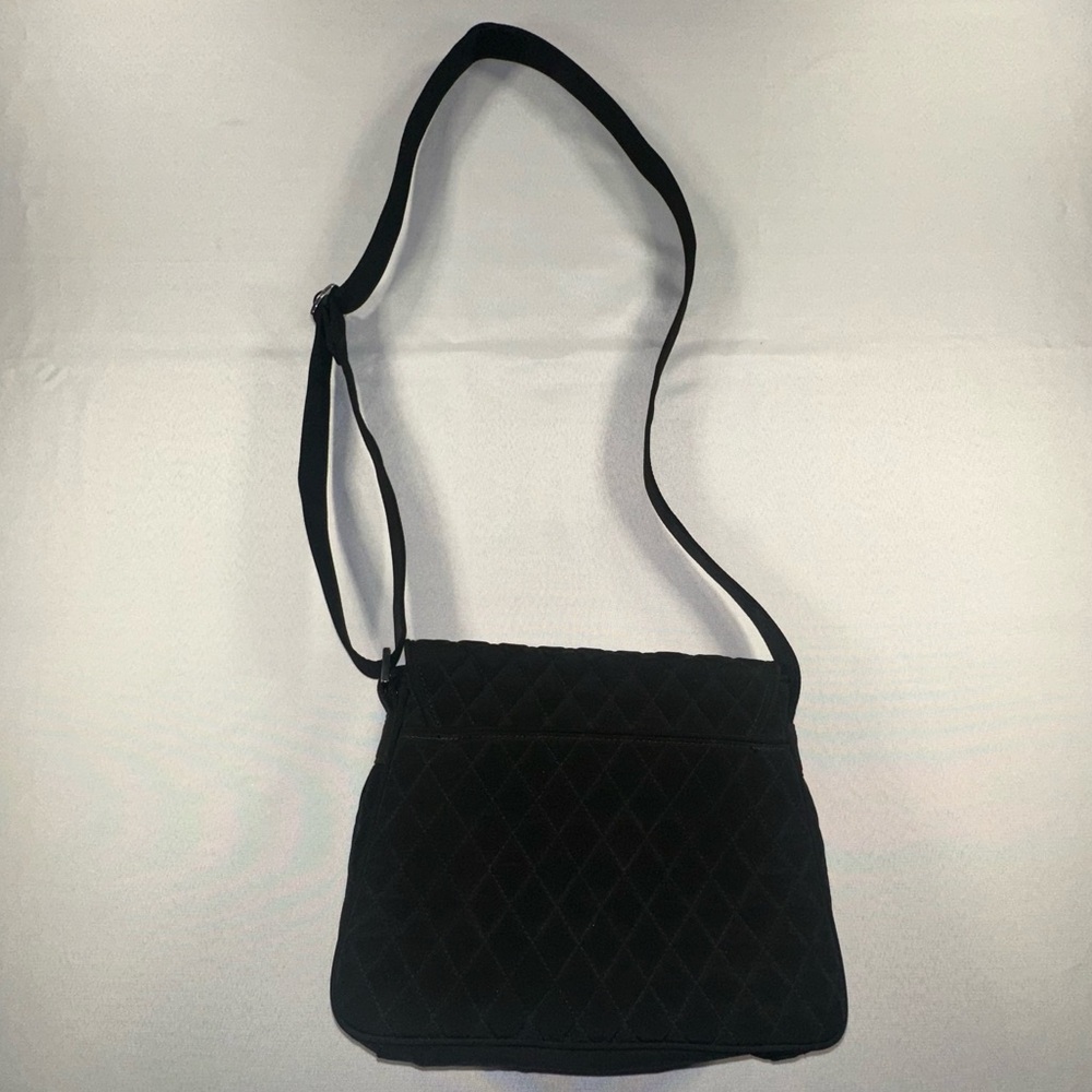Vera Bradley Purse Crossbody Black Quilted - Picture 3 of 11